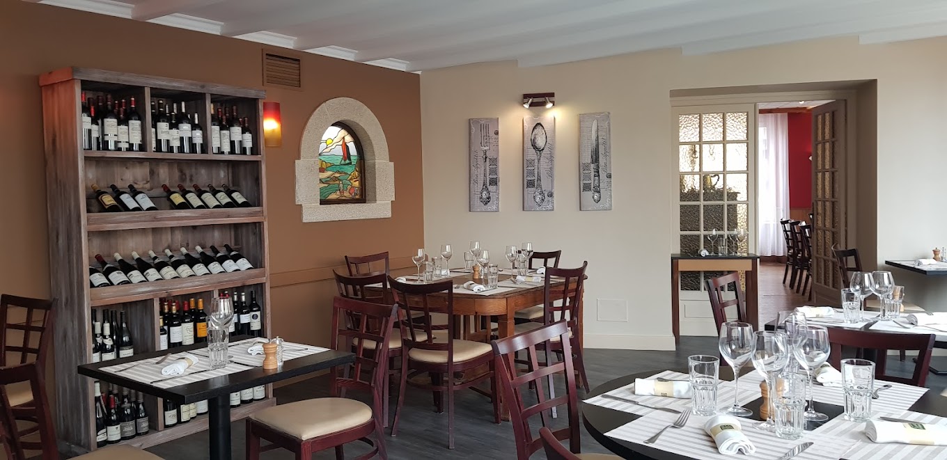 Plat bistronomique de saison servi au Petit Kériquel